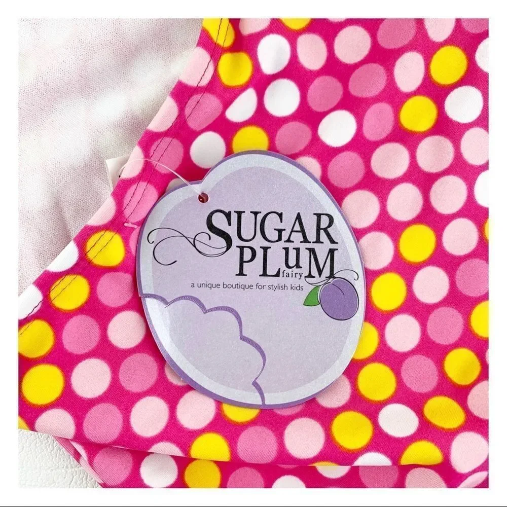 Baby Girl One-Piece Pink Spotted Bathing Suit‎